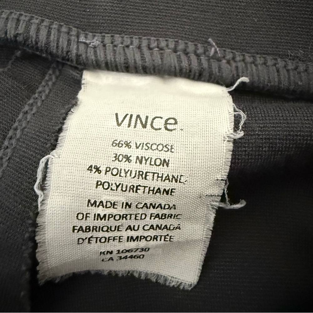 Vince Black Pull On Leggings Sz Medium - Picture 6 of 10